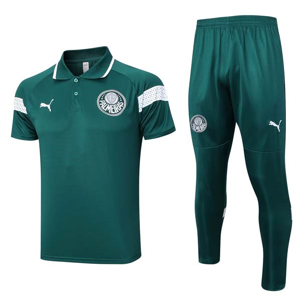 Polo Palmeiras Conjunto Completo 2023 2024 Verde 2